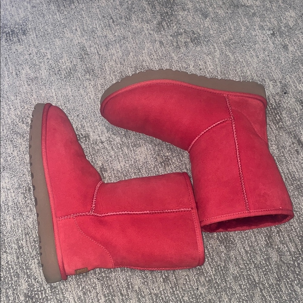UGG Red Suede Boots - Picture 7 of 10